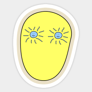 Blue-eyed Sunshine Sticker